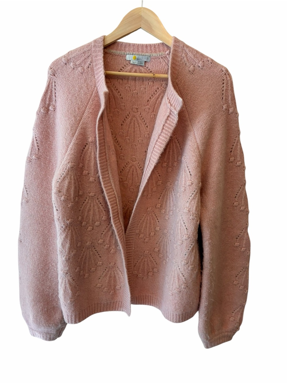 Boden Cardigan Pointelle Sweater